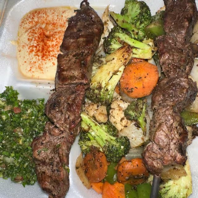 Beef Kabob.