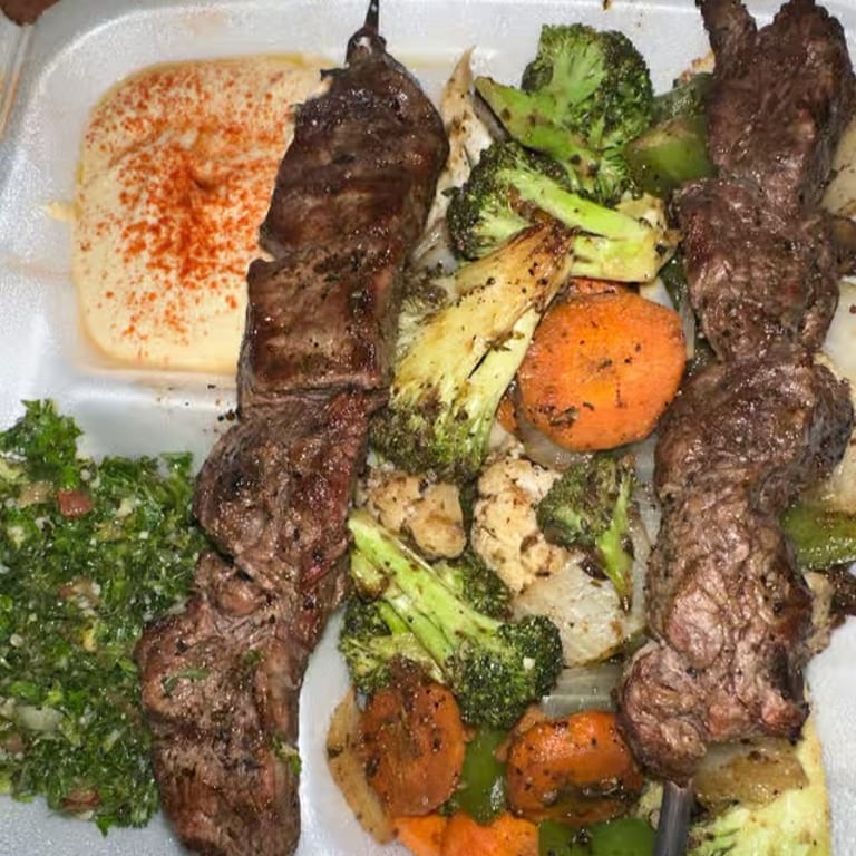 Lunch Menu: Middle-Eastern and Mediterranean Delights